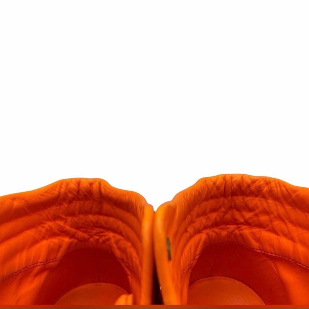 Gucci-Authentic-Men’s Neon Orange Sneakers Size 10G - Picture 9 of 14